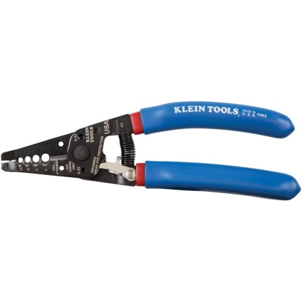 Klein Tools 11053 Klein-Kurve Wire Stripper and Cutter, Made in USA, Stripping /