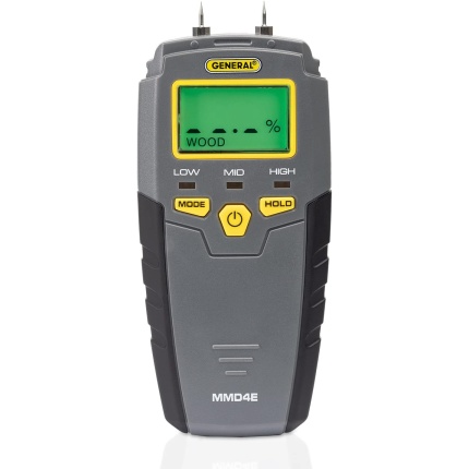 General Tools MMD4E Moisture Meter for Wood, Walls & Water Leak Detection