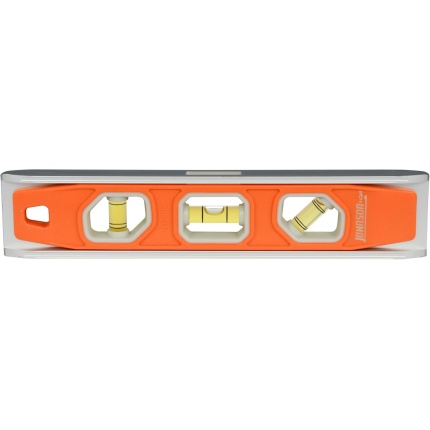 Johnson Level & Tool 1435-0900 Magnetic Glo-View Torped, 9", Orange, 1 Level