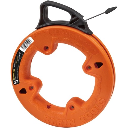 KLEIN TOOLS 56005 Fish Tape, 25-Foot Steel Fish Tape