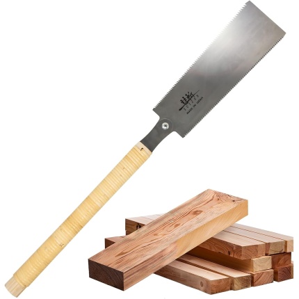SUIZAN Ryoba Double Edge Saw 9.5" Japanese Pull Saw