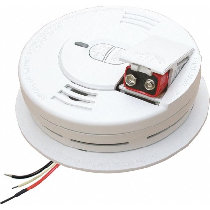 Kidde i12060 Hardwired Smoke Detector Alarm with Front Load Battery