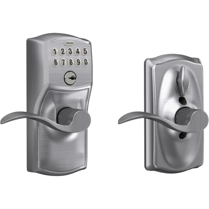 SCHLAGE FE595 Electronic Keypad Lock, Lever Handle
