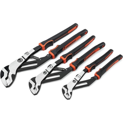 Crescent 8", 10", 12" Z2 Auto-Bite Tongue & Groove Plier Set